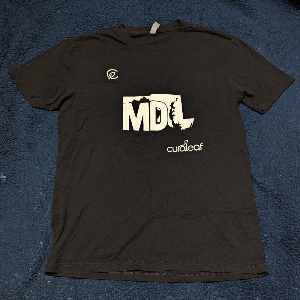 'Curaleaf Brand' Maryland State Logo (Black) Tee